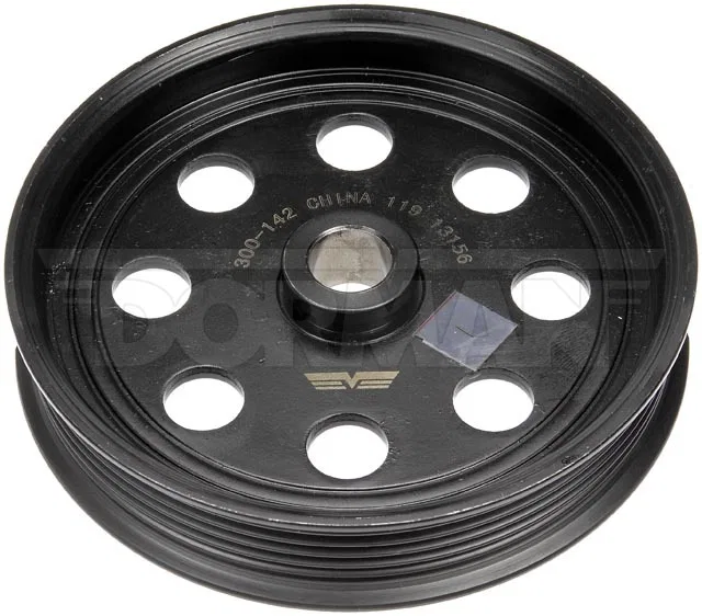 300-142 – DORMAN Power Steering Pump Pulley, OE Replacement Serpentine Belt Type Black Steel